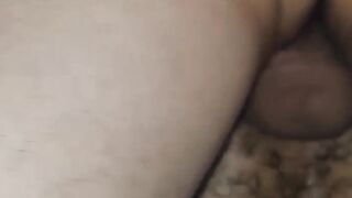 Chained dude hairy ass fuck with dildo before pounding hard
