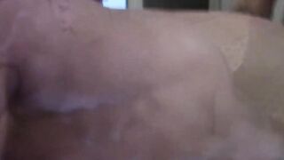 Inked stud moans loudly while penetrated raw and fast
