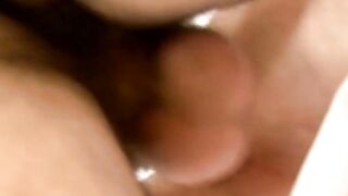 Bedroom anal fuck with older stud and young horny twink