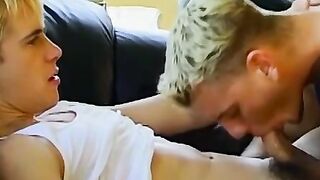 Muscular young homo ass pounded before handjob and cum