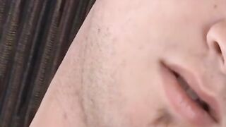 Horny boy Chase Gannon jerking off his big dick solo