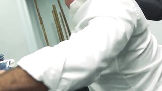 Inked classy hunk Matthew Anders drilling hairy businessman Hoe 2