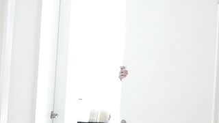 Brunette cutie Courtney Loxx railed by sisters boyfriend