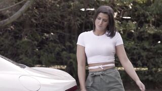 21 SEXTURY - Goddess Beauty Niki Harris Gets Her Soak Vagina Nailed After A Vehicle Rides Inside A Sports Vehicle