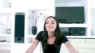 Stepsis Emily Willis riding stepbros dick after blowjob session