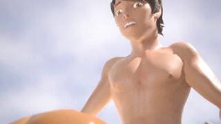 3DGSPOT - Oily Bae Gets Her Vagina Fuck At The Beach! 3D ANIMATION!