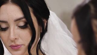 GIRLSWAY - Married Beauties Charlotte Sins & Melissa Stratton Reproduce Fantasy Wedding