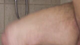 Amateur model Harry Parkers solo jerking after nice shower