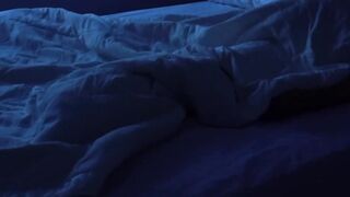 Pervy stepdad sneaks into Avery Adairs room to destroy her cunt