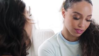 GIRLSWAY - Bickering Stepsisters Kimmy Kimm & Alexis Tae Use Stepmom Bunny Madison As Their Mediator