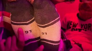 MaleFeetXXX.com - Bound Shy's feet worshiped and sucked helplessly by a straight guy'