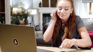 GIRLSWAY - Turned On Nicole Aria Seduces Working Fiance Madison Morgan In Wild Break Before Her Met