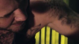 Submissive Ryan Sebastian endures the painful spanking from Andrew Delta