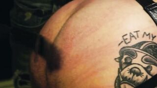 Submissive Ryan Sebastian endures the painful spanking from Andrew Delta