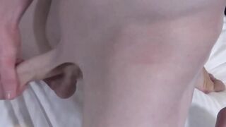 Spencer Daley powerful strokes bring him close to orgasm