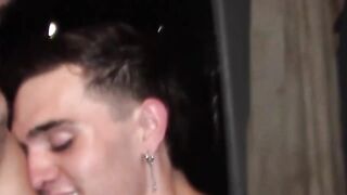 Latino twinks gets hammered real hard with passionate kisses