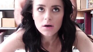 ShopliftersPunished.com - Inked young crook struck in the pussy with dick and cum by
