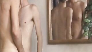 Horny twink Jonathan Deverell pounded before mutual wanking