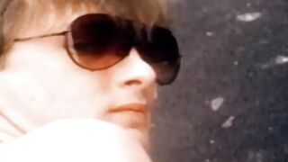 RetroDudes.com - Stud tugs his cock until shooting a huge load of cum