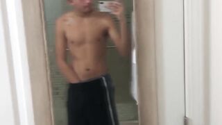 BreedingLatino.com - Amateur POV video of Latino jerking off hard