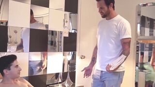 SayUncleNetwork.com - Shy stepson's deep anal exploration with stepdad's big black co