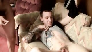 Str8Thugs.com - Playful Devin Reynolds joins Blinx in a shared wanking session with a