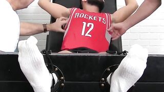 MaleFeetXXX.com - Bearded hunk's intense tickling and passion