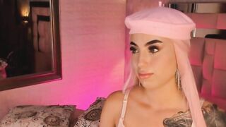 Two hot busty shemale dildoing their asshole