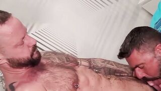 HardcoreBears.com - Ale Tedesco Adam Ram flip fuck in hot sex session