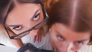 Madison Wilde and her friend Stella Luxx were out all night partying but they still