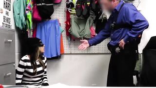 ShopliftersPunished.com -  Dames and Violet Gems' security Jack Vegas fucking