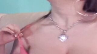 Cassandra Calogera plays her wet pussy and moans in erotic delight