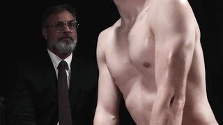 Stud apprentice dicked down by his masters during atonement