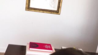Teen babe Stella Cox gets pussy drilled and face sprayed