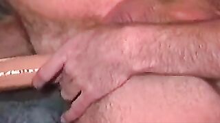 MenWorkinXXX.com - Crazy old geezer waited all day to play with his shaft