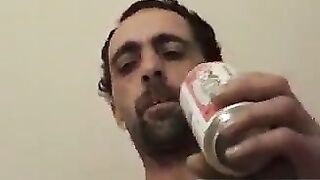 MenWorkinXXX.com - Horny old man eagerly jacks off his fuck stick
