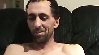 MenWorkinXXX.com - Horny old man eagerly jacks off his fuck stick