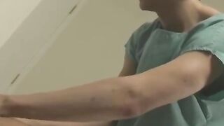 Blonde twink Josh Vonn blows cock and hard fucked by doctor