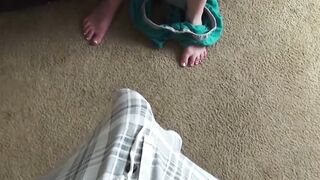 Young babe drilled roughly and facialized by stepdad