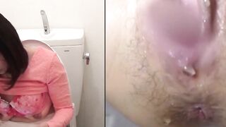 NipponPissTV.com - Japanese babe filmed peeing in public bathroom with hidden cam