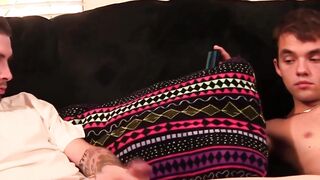 SwingYourBalls.com - Submissive twink reveals lover's throbbing cock and balls