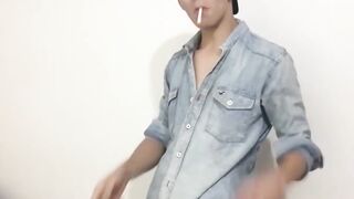 BreedingLatino.com - Ass fingering session with young inked twink in a cap
