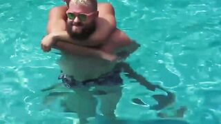 BreedingMeRaw.com - Studs engage in raw bareback fucking after pool fun
