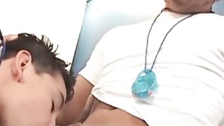 OTBXXX.com - Amateur latino twink shoots cum while getting his tight ass drilled hard