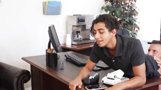 SayUncleNetwork.com - Stepson Gabe Bradshaw moans while riding stepdad Jax Thirio's t