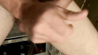 Str8Thugs.com - Straight thug Nolan's ladder-bound nasty jerk off and cum shot sessio