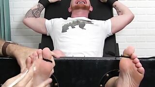 MaleFeetXXX.com - Horny redhead jock's tickling tease and ecstasy