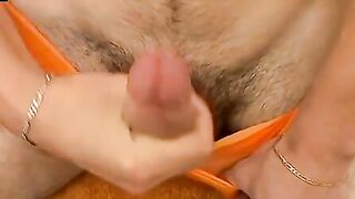 TwinkUndie.com - Pretty young gay dude's undies wank and intense cum blast