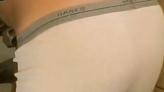 TwinkUndie.com - Homo's steamy shower jerk off and powerful cum blast