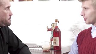 FatherXXX.com - Priest pleasures petite catholic with toys and delivers a raw, divine